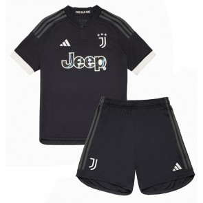 Juventus Koszulka Trzecich Dziecięca 2023-24 Krótki Rękaw (+ Krótkie spodenki)